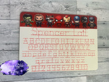 Load image into Gallery viewer, Custom Dry Erase Learning Board