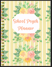 Load image into Gallery viewer, School Psychologist Digital Planner (Yellow Flowers)