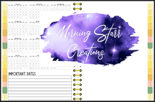 Load image into Gallery viewer, School Psychologist Digital Planner (Yellow Flowers)