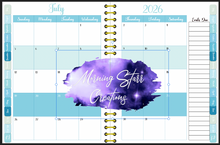 Load image into Gallery viewer, School Psychologist Digital Planner (Blue Ocean Waves)