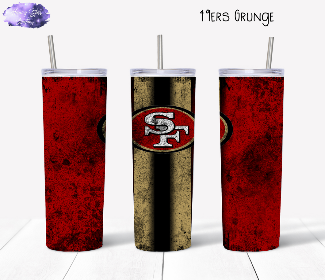 San Fran Logo Grunge Tumbler
