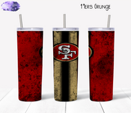 San Fran Logo Grunge Tumbler