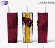Cardinals Grunge Tumbler