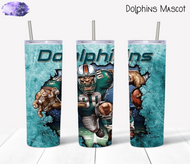 Dolphins Mascot Tumbler