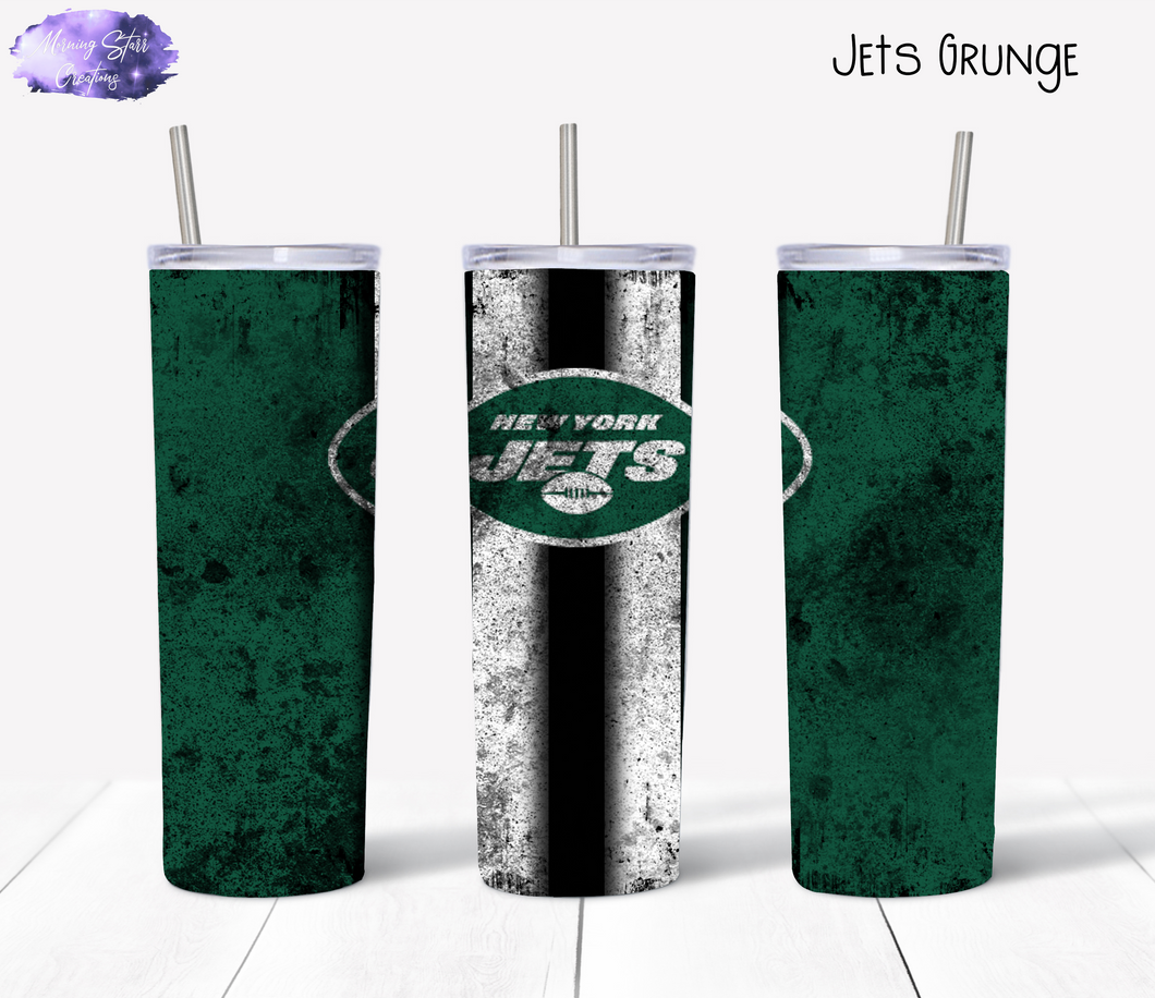Jets Grunge Tumbler