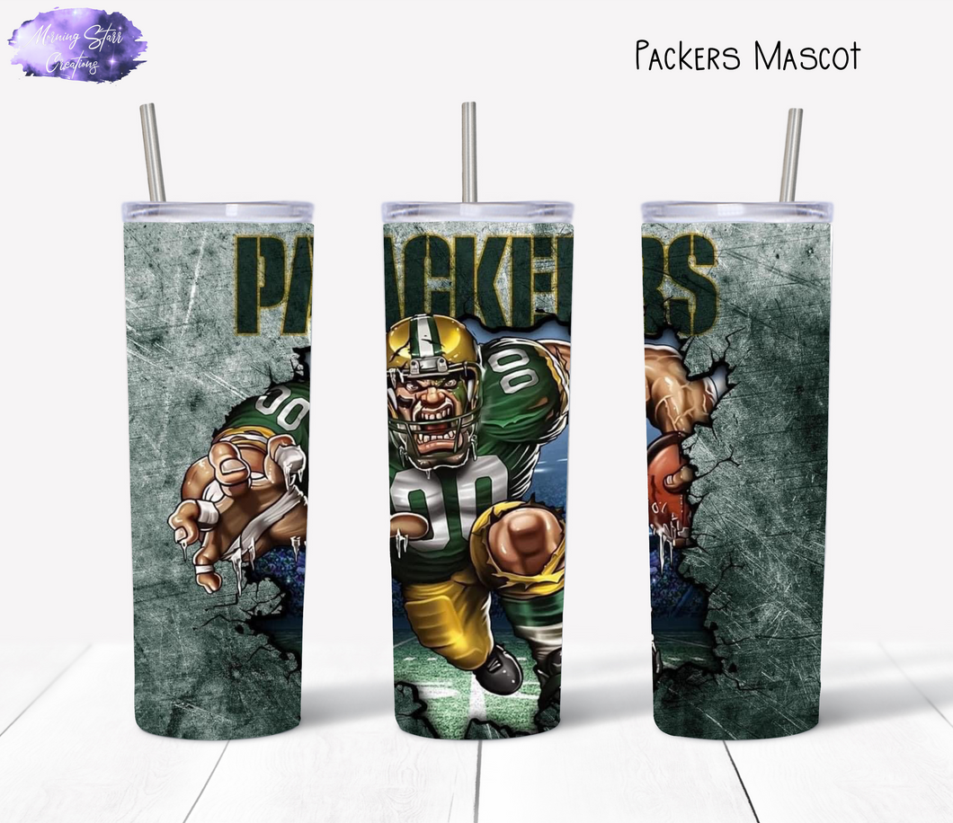 Greenbay Mascot Tumbler