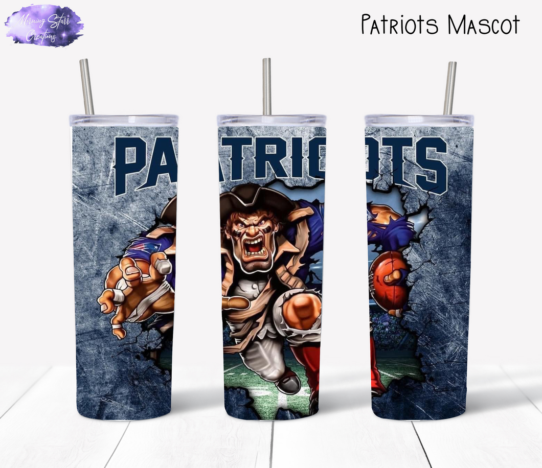 Patriots Mascot Tumbler