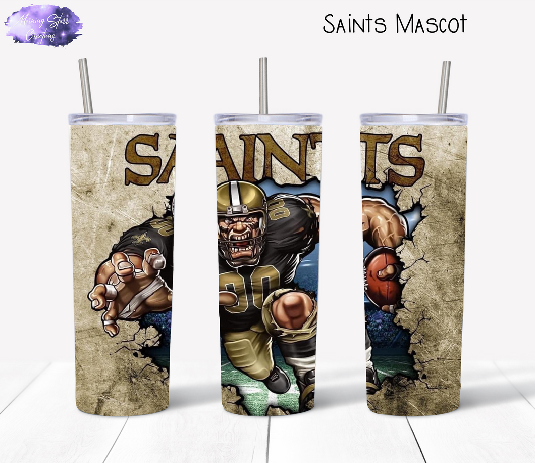 Saints Mascot Tumbler