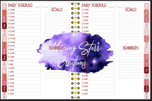 Load image into Gallery viewer, School Psychologist Digital Planner (Red Flowers)
