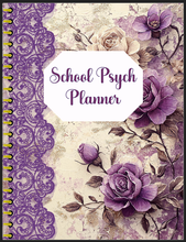 Load image into Gallery viewer, School Psychologist Digital Planner (Purple Lace)
