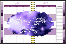 Load image into Gallery viewer, School Psychologist Digital Planner (Purple Lace)
