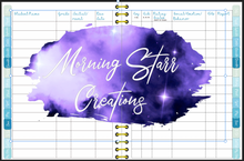 Load image into Gallery viewer, School Psychologist Digital Planner (Blue Gold Marble Waves)
