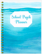 School Psychologist Digital Planner (Blue Ocean Waves)