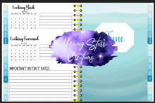 Load image into Gallery viewer, School Psychologist Digital Planner (Blue Ocean Waves)

