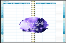 Load image into Gallery viewer, School Psychologist Digital Planner (Blue Ocean Waves)
