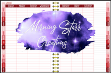 Load image into Gallery viewer, School Psychologist Digital Planner (Red Geometric)
