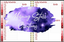 Load image into Gallery viewer, School Psychologist Digital Planner (Red Geometric)
