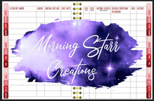 Load image into Gallery viewer, School Psychologist Digital Planner (Red Geometric)
