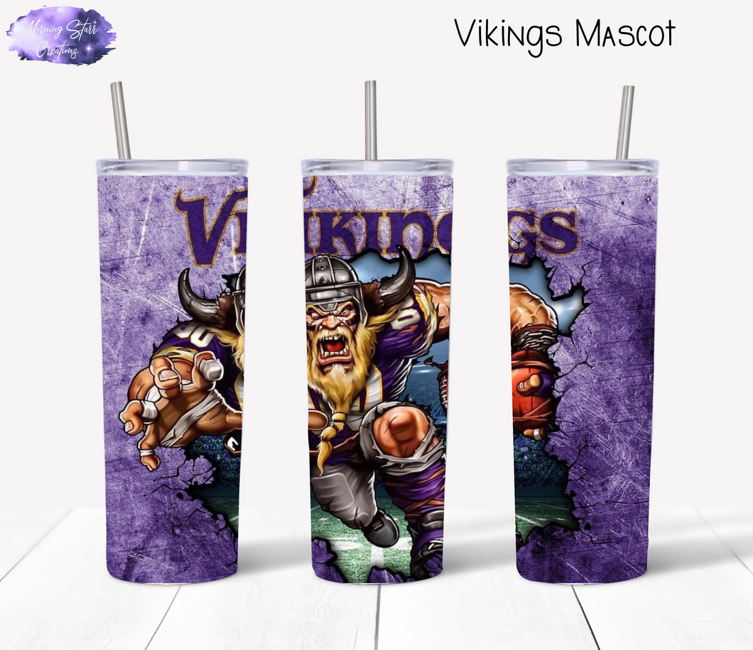 Vikings Mascot Tumbler