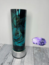 Load image into Gallery viewer, Teal Roses Mirror Tumbler
