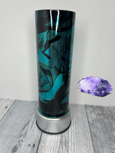 Load image into Gallery viewer, Teal Roses Mirror Tumbler

