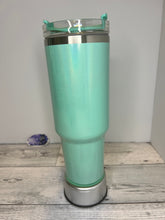 Load image into Gallery viewer, Teal Shimmer 40oz sublimation Manley
