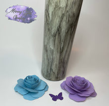Load image into Gallery viewer, Gray Woodgrain 20 oz Skinny Tumbler
